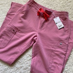 FIGS Yola Skinny Scrub Pants - PINK